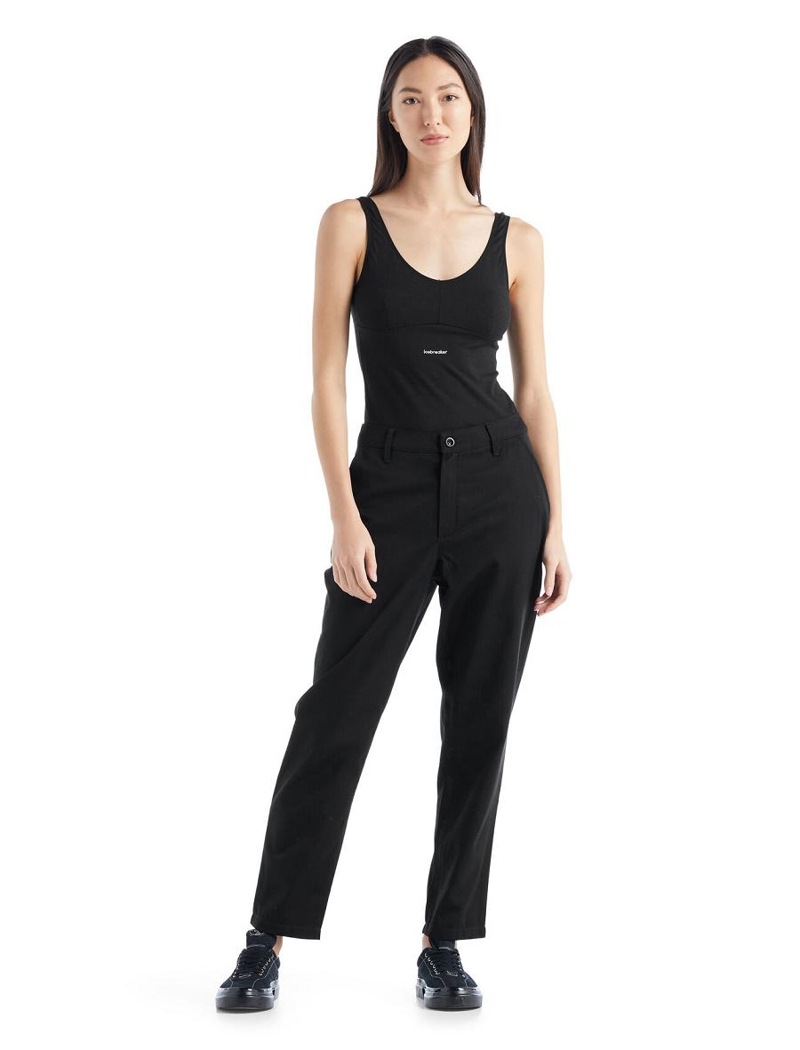 Pantalon Icebreaker Merino Berlin Femme Noir | FR 1514PJJQ